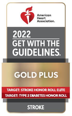 American Heart Association’s Get With The Guidelines® Stroke Gold Plus: Stroke Honor Roll Elite quality achievement