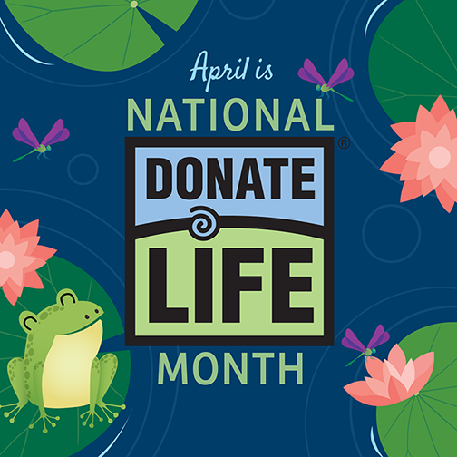 Donate Life Month Graphic