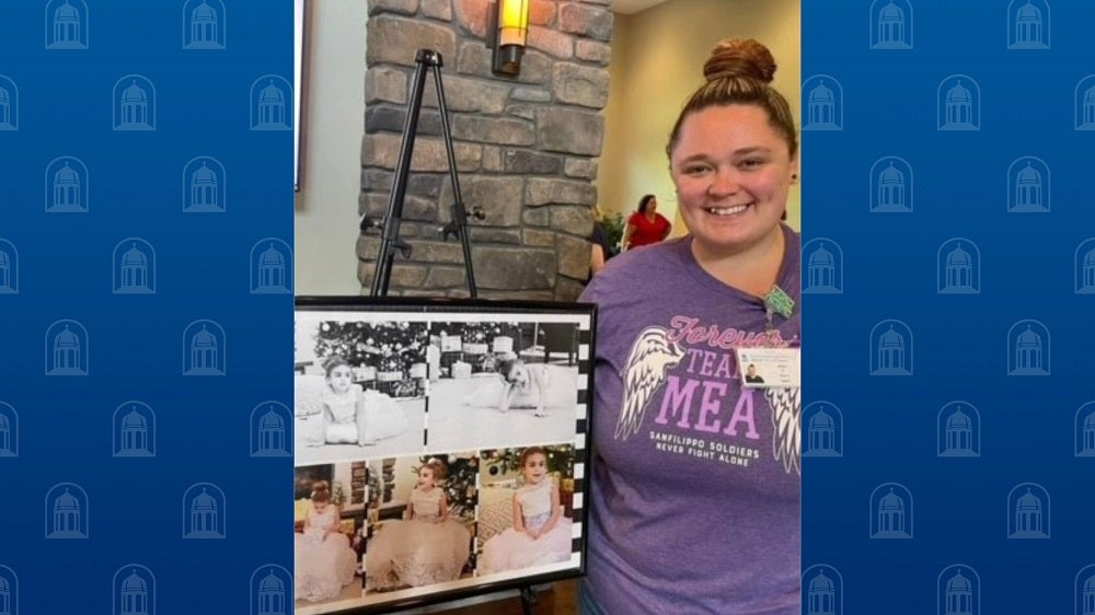 Traci O'Donnell, Ambulatory Office Assistant who organized the "Jeans for a Cause" event