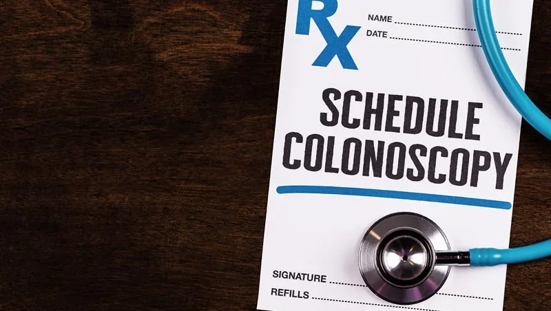 Schedule a colonoscopy