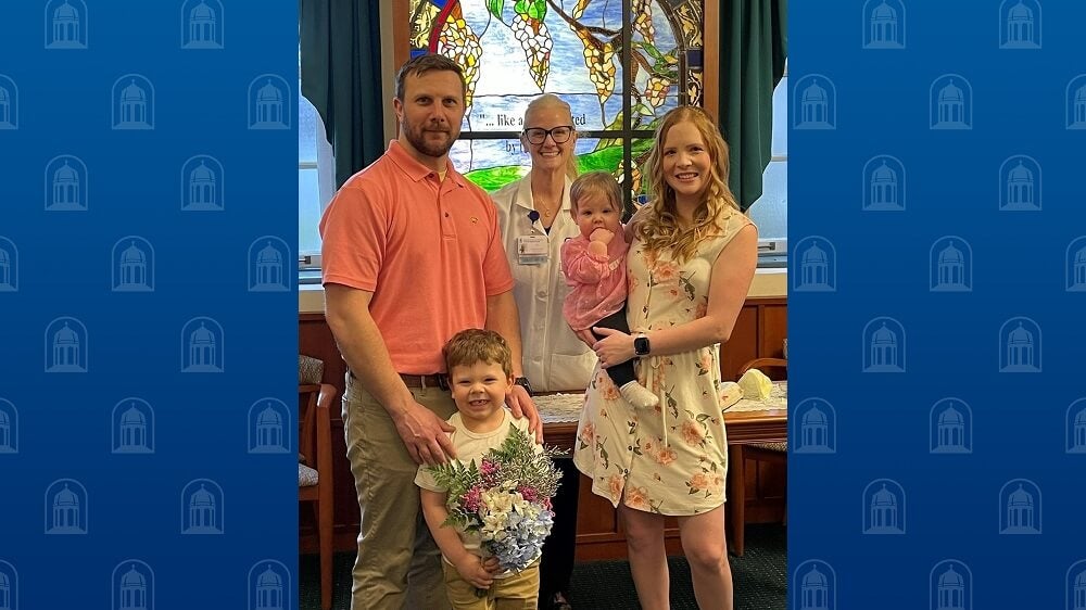 Sramek wedding at Bassett Medical Center Chapel