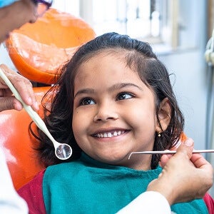 Child dental patient