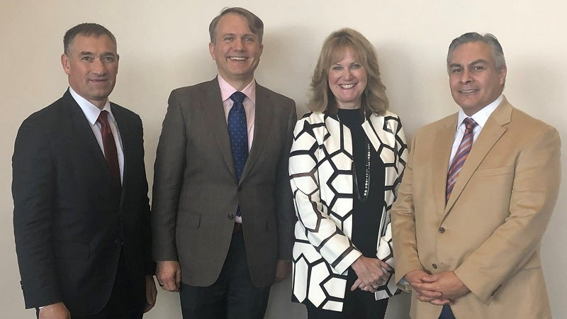 Drs. Tinger, Korytko, Oceguera with Staci Thompson