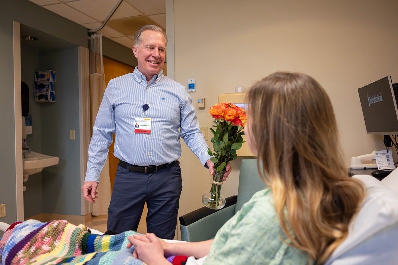 Compassionate companion volunteer Dan