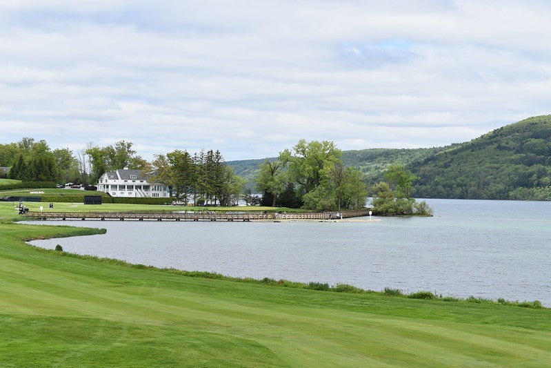 Otsego Lake from the Leatherstocking Golf Course