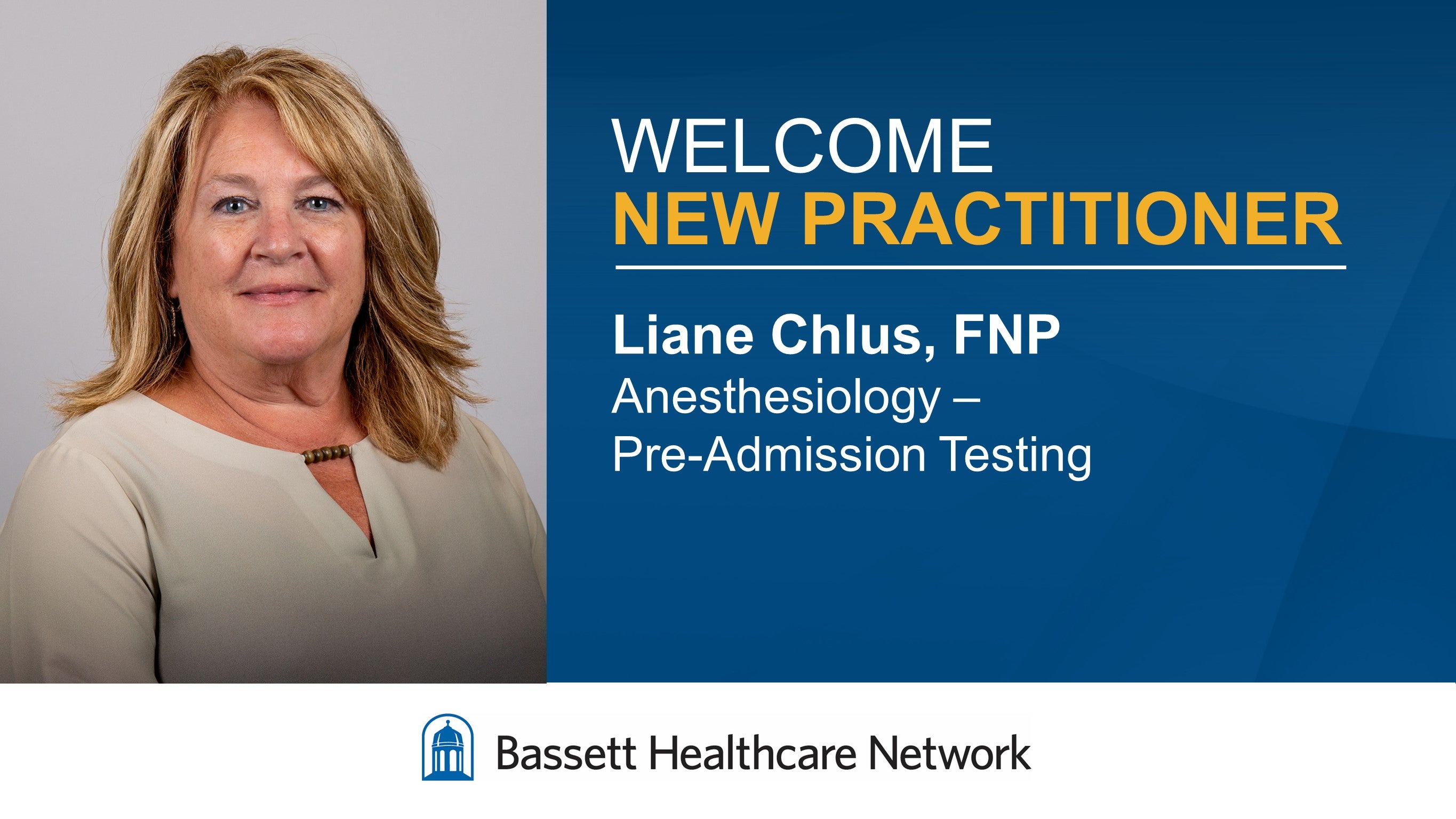 Liane Chlus, NP | Bassett Healthcare Network