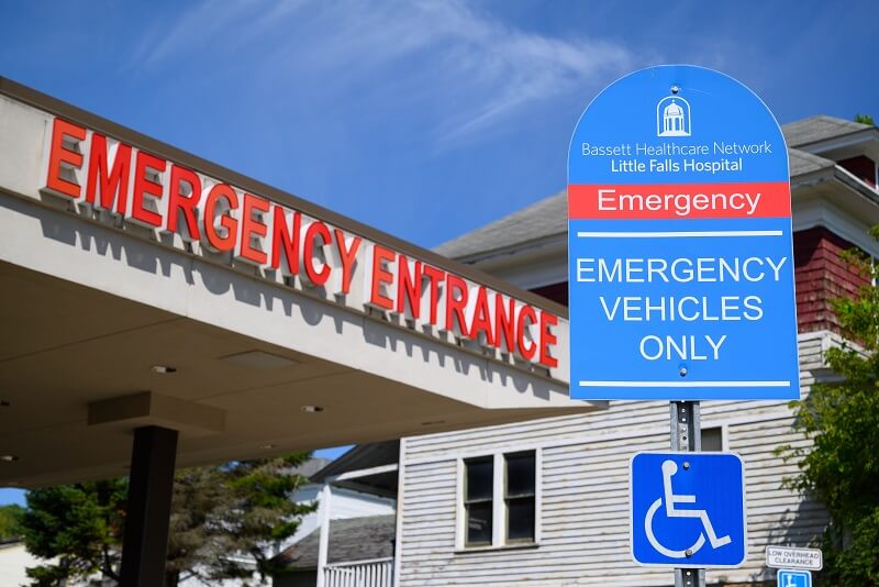 Little Falls Hospital Emergency Room Entrance