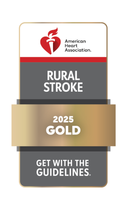AHA Rural Stroke Gold Logo