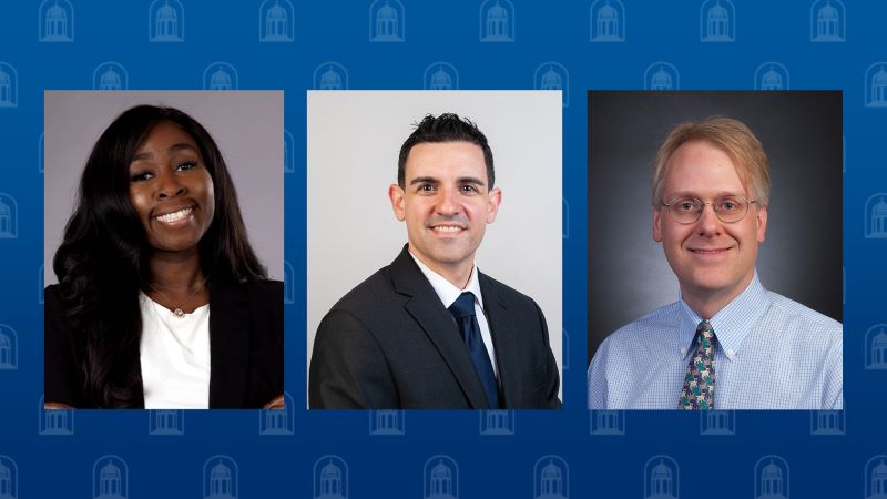 Dr. Tiffany Otto, Dr. Anthony Ferrara, Dr. Timothy Chapman