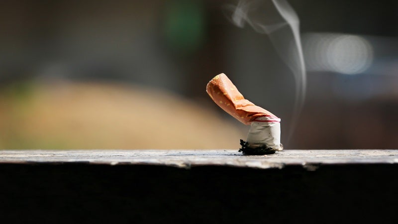 Cigarette Being Put Out