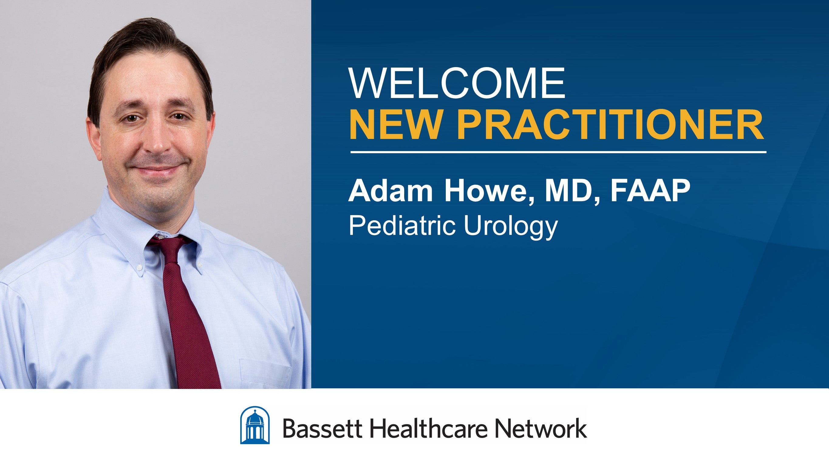 Adam Howe, MD, FAAP | Bassett Healthcare Network