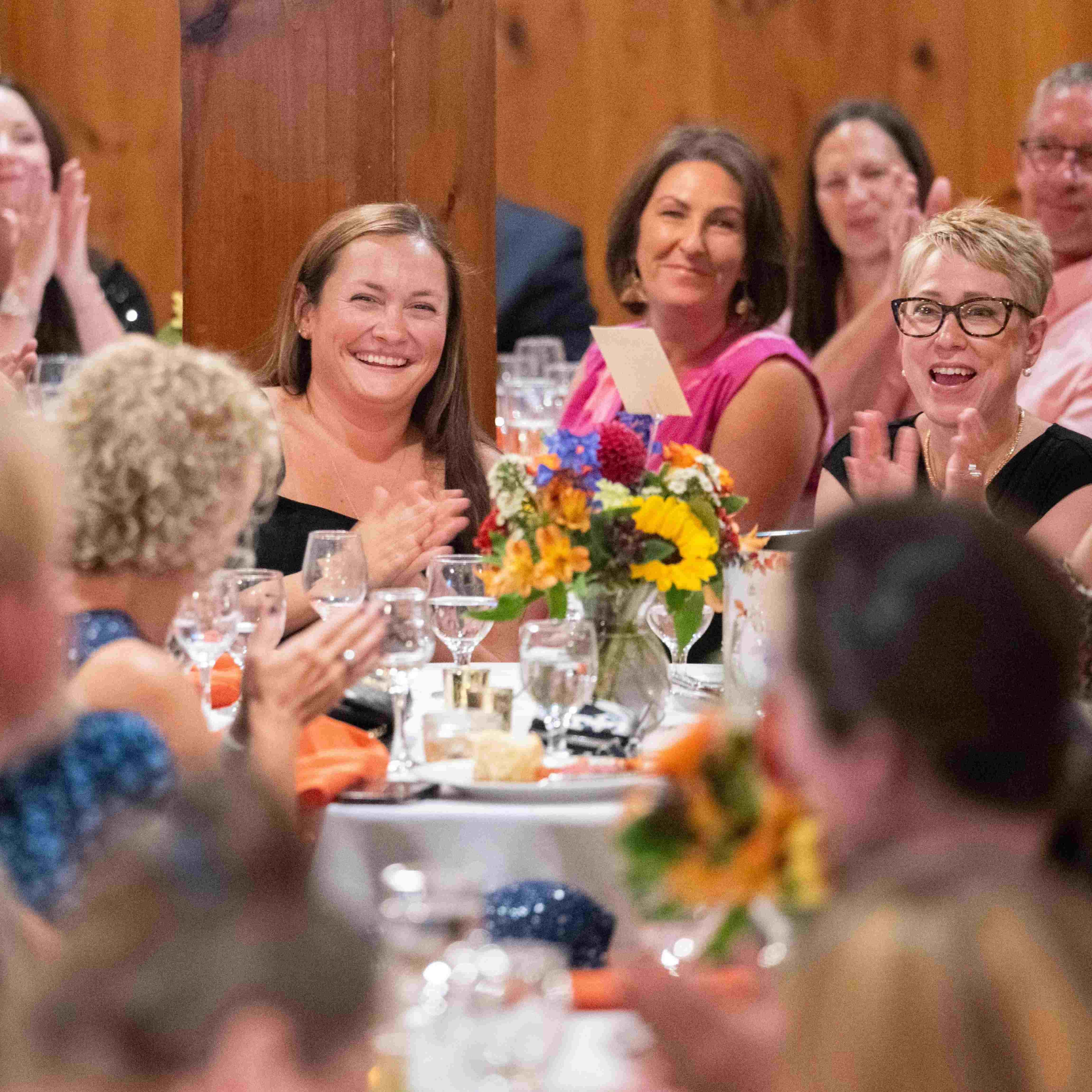 Members of Bassett's School-Based Health Team Celebrate