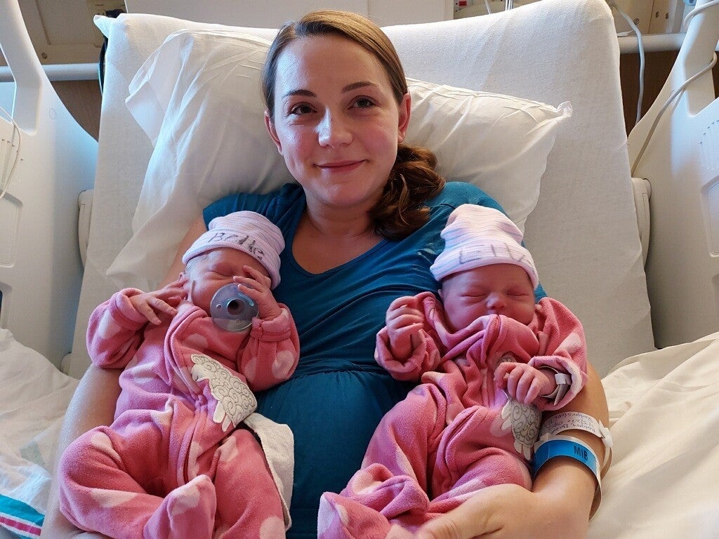 Twins Belle and Ella