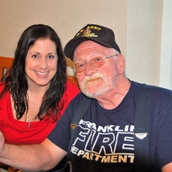 Anthony “Tony” Winkler with his daughter, Cass