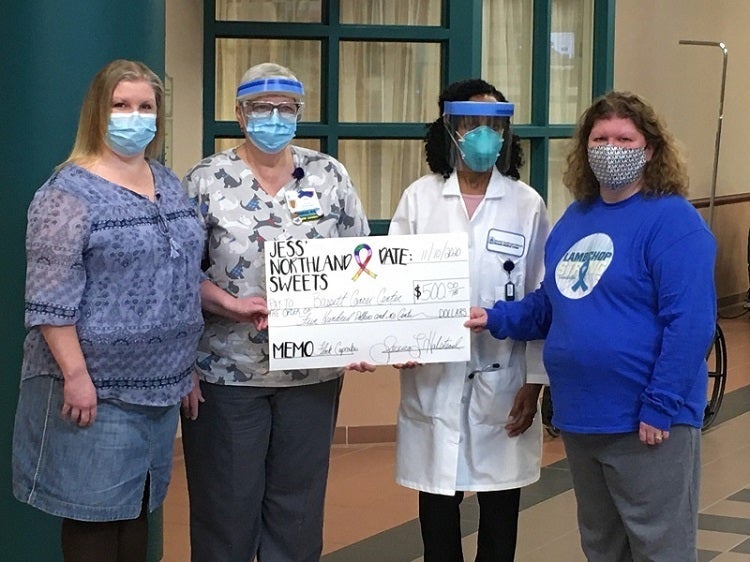 Lisa Vance and Jessica Halstead Donation