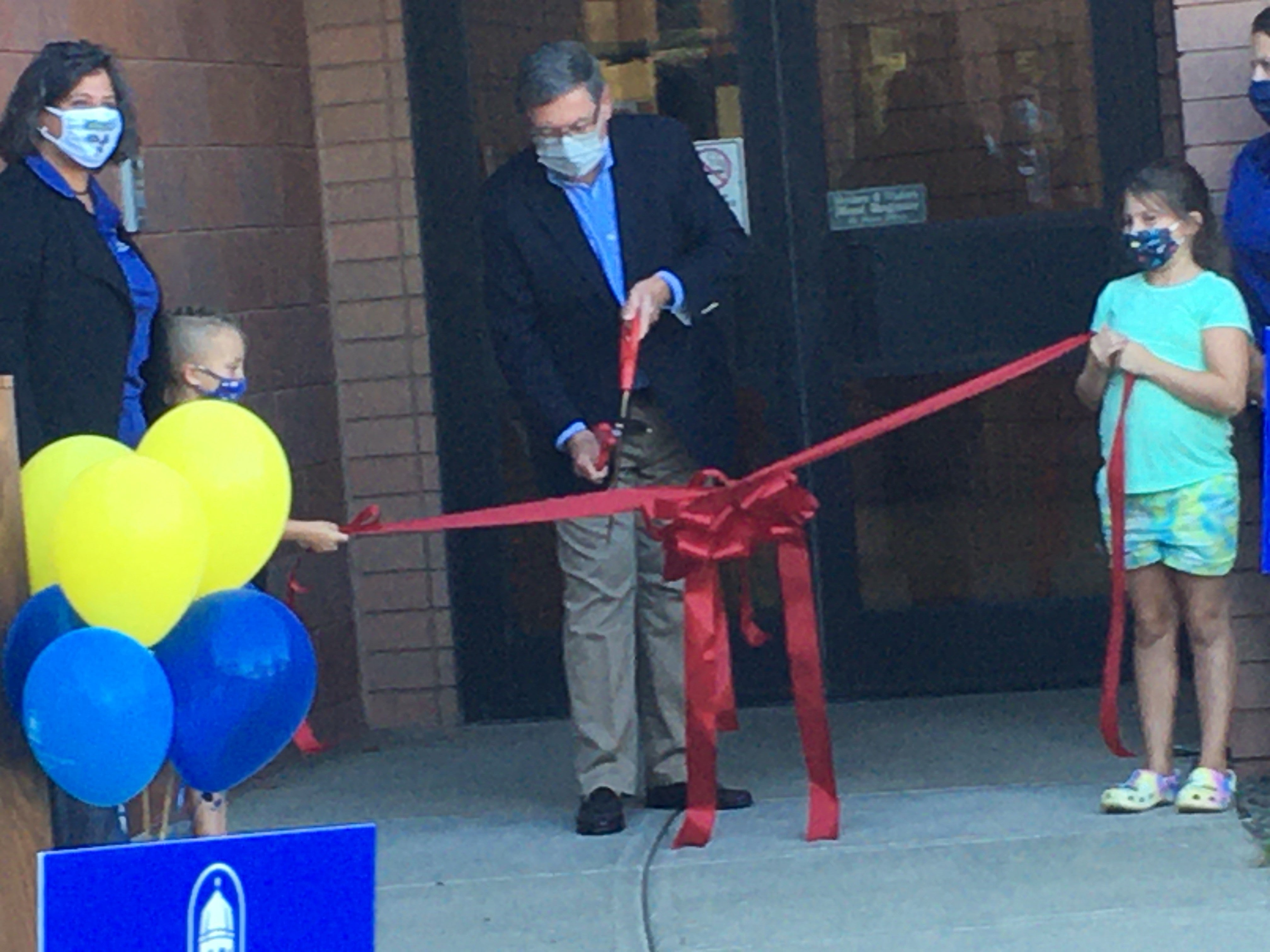 Ribbon Cutting at GMU SBHC