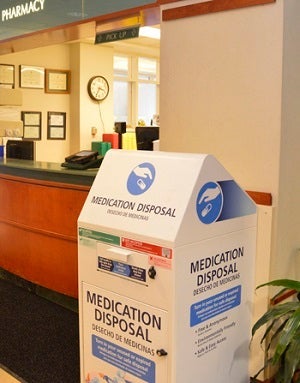 Medication Disposal Kiosk at Bassett Medical Center's Outpatient Pharmacy