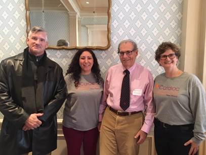 Photo caption (from left): A.O. Fox Hospital Cardiac Rehabilitation team members Steven Pickett, RN; Carla Ferraccioli, RN; Jerel Mark Zoltick, MD, FACC, attending cardiologist at Bassett Heart Care Institute; Mary Hansen, RN