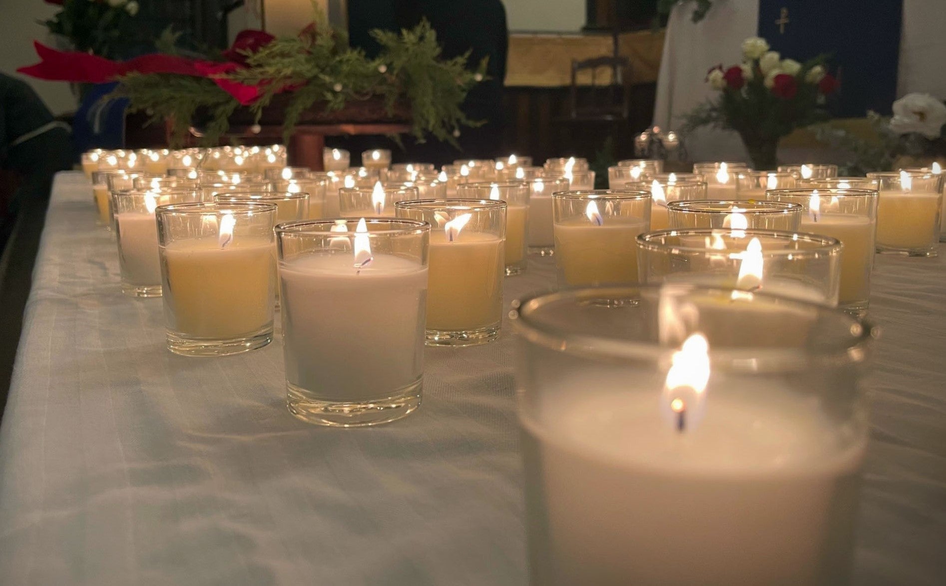 109 candles were lit in tribute to every person who has passed away at Bassett Medical Center due to COVID-19 through October 2021.