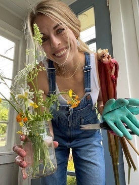 Lauren McKay gardening