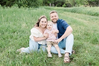 Alexander Clem with his family