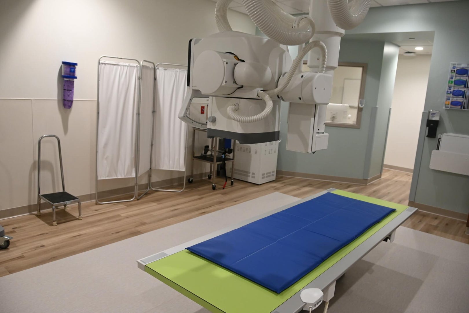 The X-ray machine installed at Bassett Healthcare Network’s new Convenient Care clinic.